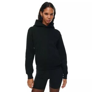 Aritzia XS TNA Cozy Fleece Perfect Hoodie | Colour: Black